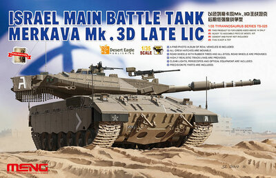 MENG-Model TS-025 Israel Main Battle Tank Merkava Mk.3D Late Lic Bouwpakket Schaal 1:35 MENG-Model TS-025 Israel Main Battle Tank Merkava Mk.3D Late Lic Bouwpakket Schaal 1:35