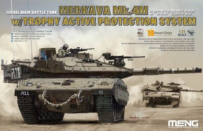 MENG-Model TS-036 Israel Main Battle Tank merkava Mk.4M w/Trophy Active Protection System Bouwpakket Schaal 1:35 MENG-Model TS-036 Israel Main Battle Tank merkava Mk.4M w/Trophy Active Protection System Bouwpakket Schaal 1:35