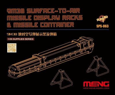MENG-Model SPS-063 9M38 Surface-to-air Missile DisplayRacks & Missile Container (Resin) Schaal 1:35 MENG-Model SPS-063 9M38 Surface-to-air Missile DisplayRacks & Missile Container (Resin) Schaal 1:35