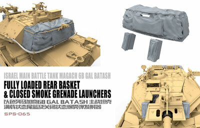 MENG-Model SPS-065 Israel Main Battle Tank Magach 6B GAL BATASH Fully Loaded Rear Basket Bouwpakket Schaal 1:35 MENG-Model SPS-065 Israel Main Battle Tank Magach 6B GAL BATASH Fully Loaded Rear Basket Bouwpakket Schaal 1:35