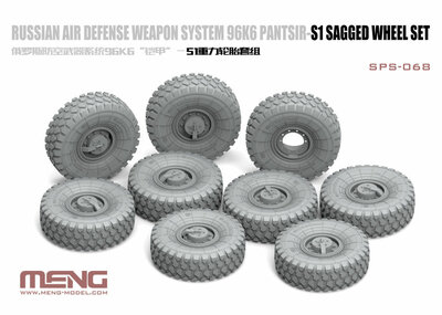MENG-Model SPS-068 Russian Air Defense Weapon System 96K6 Pantsir-S1 Sagged Wheel Set Bouwpakket Schaal 1:35 MENG-Model SPS-068 Russian Air Defense Weapon System 96K6 Pantsir-S1 Sagged Wheel Set Bouwpakket Schaal 1:35