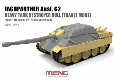MENG-Model SPS-071 Jagdpanther Ausf.G2 Hull(Travel Mode)(Resin) for Heavy Tank Destroyer Bouwpakket Schaal 1:35 MENG-Model SPS-071 Jagdpanther Ausf.G2 Hull(Travel Mode)(Resin) for Heavy Tank Destroyer Bouwpakket Schaal 1:35