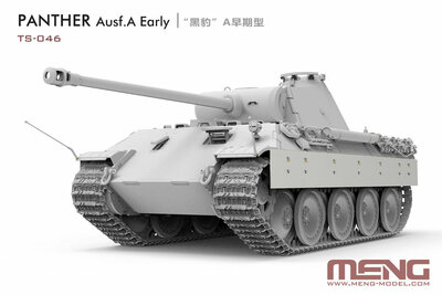MENG-Model TS-046 German Medium Tank Sd.Kfz.171 Panther Ausf.A Early Bouwpakket Schaal 1:35 MENG-Model TS-046 German Medium Tank Sd.Kfz.171 Panther Ausf.A Early Bouwpakket Schaal 1:35