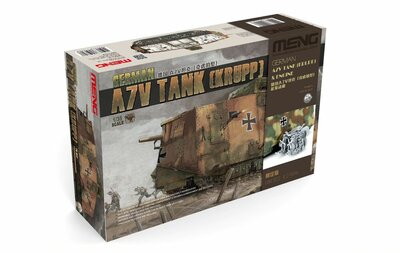 MENG-Model TS-017s German A7V Tank (Krupp) & Engine, Limited Edition Schaal 1:35