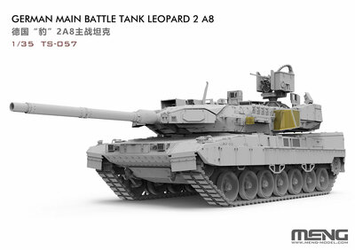 MENG-Model TS-057 German Main Battle Tank Leopard 2A8 Schaal 1:35