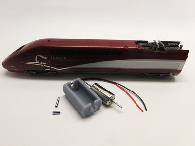 micromotor NH017 ombouwset Kato SNCF Duplex, Eurostar, Lyria, POS, Reseau, Thalys PBKA micromotor NH017 ombouwset Kato SNCF Duplex, Eurostar, Lyria, POS, Reseau, Thalys PBKA