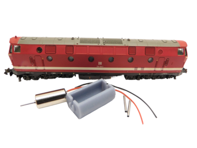 micromotor NB003 motor ombouwset voor Brawa BR 119, BR 229 micromotor NB003 motor ombouwset voor Brawa BR 119, BR 229