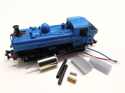 micromotor NDA001G ombouwset Dapol Class 57xx Pannier micromotor NDA001G ombouwset Dapol Class 57xx Pannier