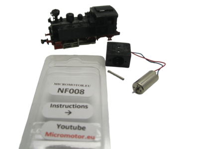 micromotor NF008G N ombouwset voor Fleischmann Lok 7  micromotor NF008G N ombouwset voor Fleischmann Lok 7