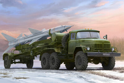 Trumpeter 01033 Russian Zil-131V towed PR-11 SA-2 Gudeli Bouwpakket Schaal 1:35