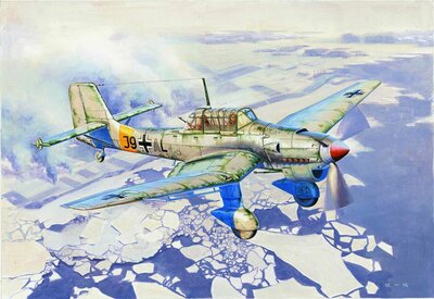 Trumpeter 02422 Junkers Ju-87B-2/U4 Stuka Bouwpakket Schaal 1:24
