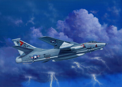 Trumpeter 02873 ERA-3B Skywarrior Strategic Bomber Bouwpakket Schaal 1:48