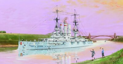 Trumpeter 05355 Schleswig-Holstein Battelship 1908 Bouwpakket Schaal 1:350
