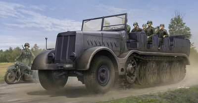 Trumpeter 09575 Schwerer Zugkraftwagen 18 t Sd.Kfz.9 Artillery Version Bouwpakket Schaal 1:35