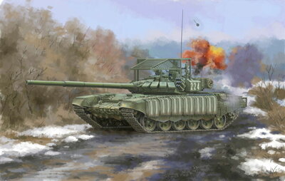 Trumpeter 09610 Russian T-72B3 with 4S24 Soft Case ERA&Grating Ar. Bouwpakket Schaal 1:35