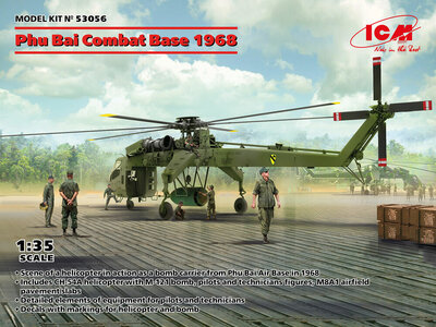 ICM 53056 Phu Bai Combat Base 1968 Bouwpakket Schaal 1:35 ICM 53056 Phu Bai Combat Base 1968 Bouwpakket Schaal 1:35