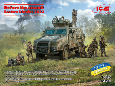 ICM DS3521 Before the assault. Eastern Ukraine 2022 Bouwpakket Schaal 1:35