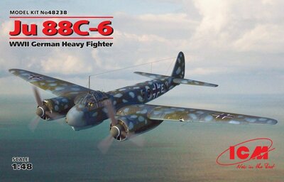 ICM 48238 JU 88C-6, WWII German Heavy Fighter Bouwpakket Schaal 1:48