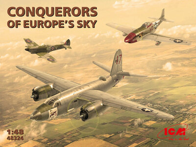 ICM 48324 Conquerors of Europe's Sky Bouwpakket Schaal 1:48 ICM 48324 Conquerors of Europe's Sky Bouwpakket Schaal 1:48