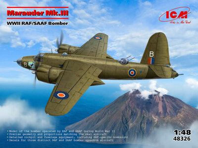 ICM 48326 Marauder Mk.III, WWII RAF/SAAF Bomber Schaal 1:48