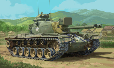 I LOVE KIT 63533 M48A3 MBT Bouwpakket Schaal 1:35