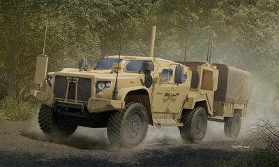 I LOVE KIT 63568 M1280 LMTV /W M1101 Tactical Trailer (LTT) Bouwpakket Schaal 1:35