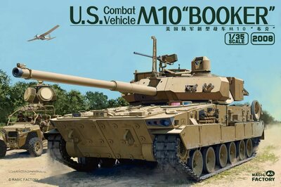 Magic Factory 2008 U.S. Combat Vehicle M10 Booker Bouwpakket Schaal 1:35