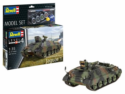 Revell 63353 Model Set Raketenjagdpanzer Jaguar 1 Modellbausatz Maßstab 1:35