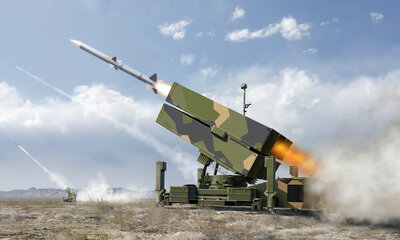 Trumpeter 01096 NASAMS(Norwegian Advanced Surface-to-Air Missile System) Bouwpakket Schaal 1:35