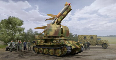 Trumpeter 09532 Flakpanther w/8.8cm Flakrakete Rheintochter I Bouwpakket Schaal 1:35