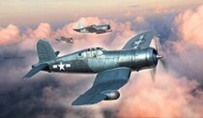 Hobby Boss 81788 F4U-1A/2 Corsair (2 in 1) Bouwpakket Schaal 1:48