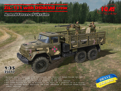 ICM 35017 Z?L-131 with DShKMd crew. Armed Forces of Ukraine Schaal 1:35