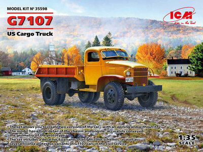 ICM 35598 G7107, US Cargo Truck Bouwpakket Schaal 1:35