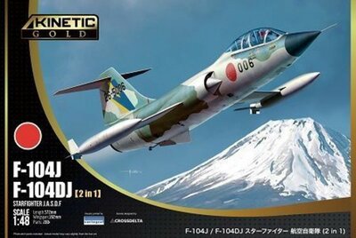 KINETIC K48092 F-104DJ/J Bouwpakket Schaal 1:48