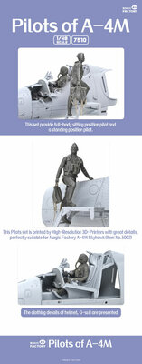 Magic Factory 7510 Pilots of A-4M Bouwpakket Schaal 1:48