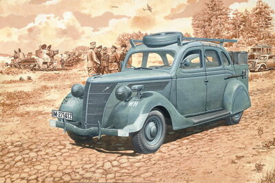 Roden 818 Ford V8-G81A Funkwagen Bouwpakket Schaal 1:35