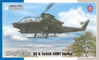 Special Hobby 100-SH48232 AH-1Q/S Cobra ‘US & Turkish Army Service’ 1/48 Bouwpakket Schaal 1:48