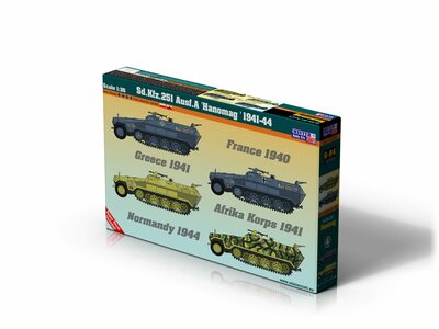Mistercraft G-94 Sd. Kfz 251 1/35 ausf A Hanomag 1941-44 Modellbausatz Maßstab 1:35