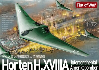 Modelcollect UA72218 German WWII Horten H.XVIIIA Intercontinental Amerikabomber Bouwpakket Schaal 1:72