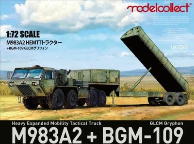 Modelcollect UA72362 Heavy Expanded Mobility Tactical Truck M983A2+BGM-109 Modellbausatz Maßstab 1:72