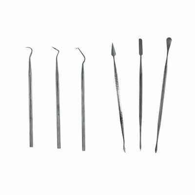 hobbytime tools HT1400 STAINLESS STEEL PROBE & CARVER SET – 3 PROBES + 3 CARVERS
