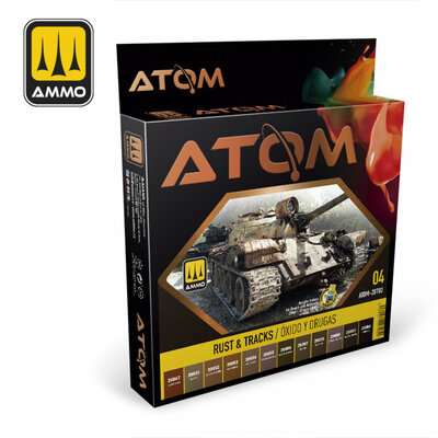 AMMO by MIG Jimenez ATOM-20703 ATOM-Rust & Tracks