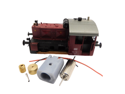 micromotor HBR001C motor ombouwset voor Brawa / Marklin Kof II