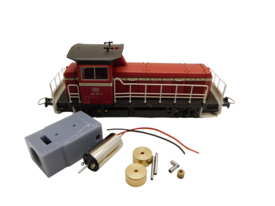 micromotor HR027F Glockenankermotor Umbausatz für Roco DB BR 384, DB E71, ÖBB Rh 1670, u.a.