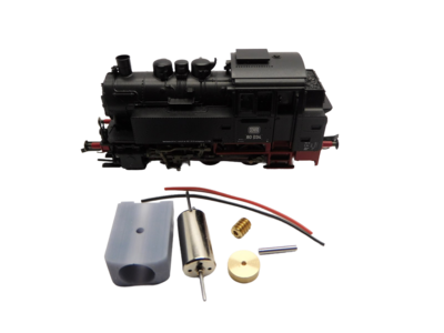 micromotor TRC003C Glockenankermotor Umbausatz für Roco BR 80
