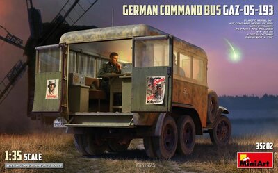 MiniArt 35202 German Command Bus GAZ-05-193 Schaal 1:35