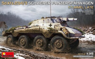 MiniArt 53046 Sd.Kfz.234/3 Schwerer Panzerspähwagen Stummel Late Schaal 1:35