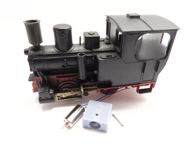 micromotor 0eF001 ombouwset Fleischmann Magic Train BR 99, Duetz, Billy, Konjice 3, Smokey, Stainz, Zilly