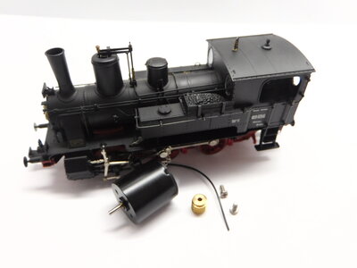 Micromotor HRI017G Rivarossi BR 89 (89 638, 89 656) , K. Bay. Sts. B. DII (2454) (Model met ronde motor!)