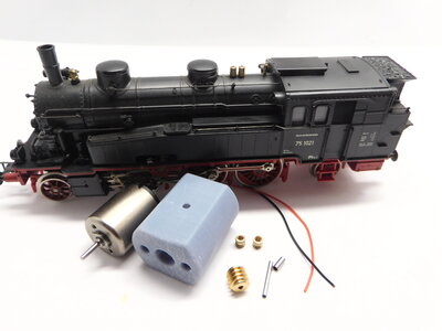 Micromotor HLI023G Liliput (Wenen) H0 BR 75, Bad Vic, SNCF 131 TX